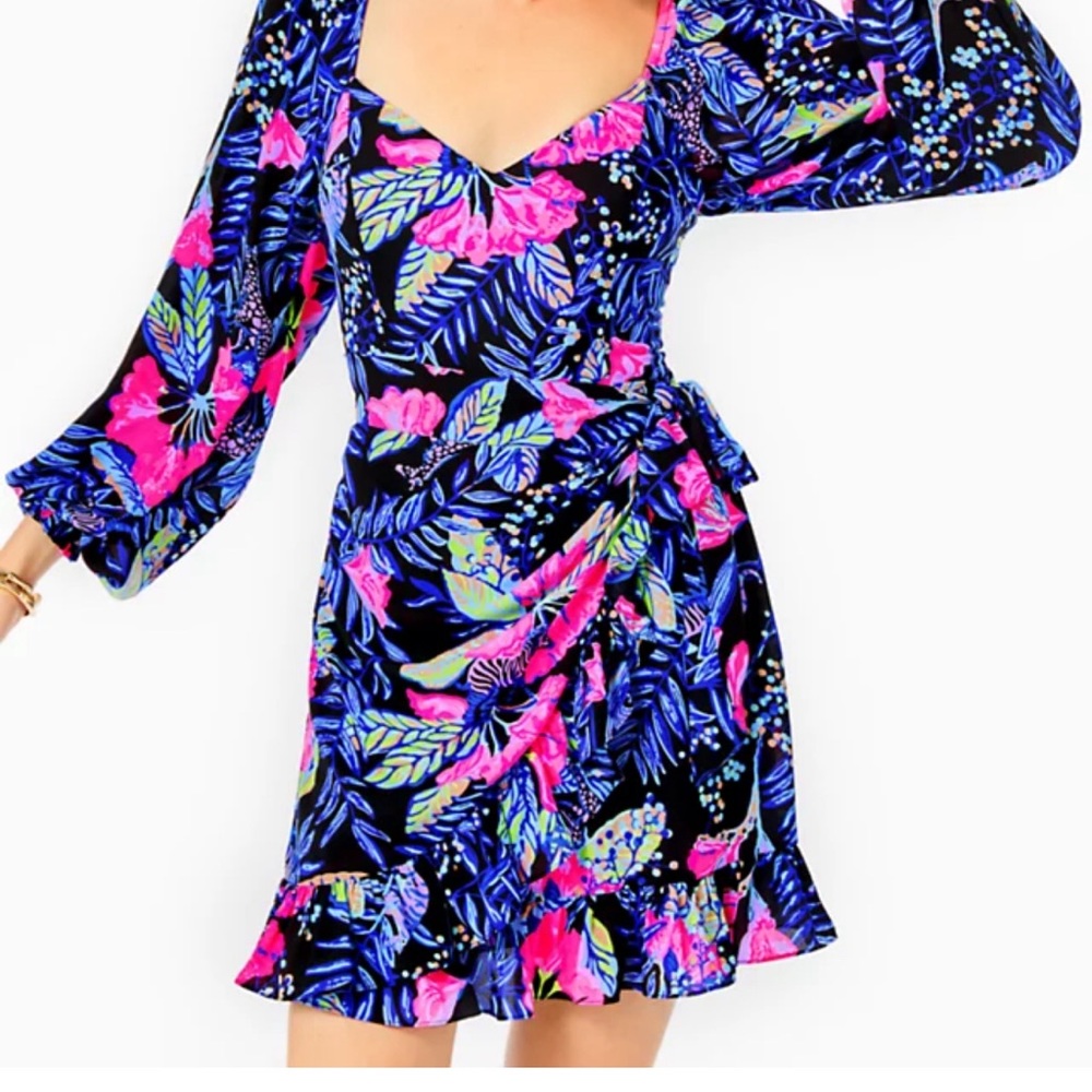 Lilly Pulitzer, Lila long sleeve mini dress.
